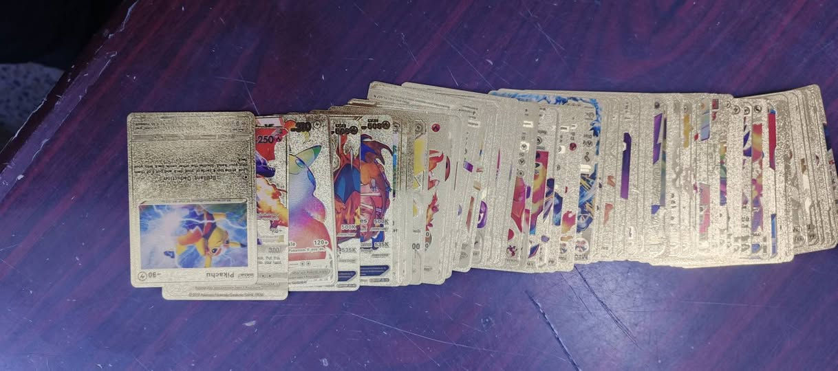 ورق بوكيمون ذهبي كاربون فايبر
السعر 30 الف 
*********** واتساب
