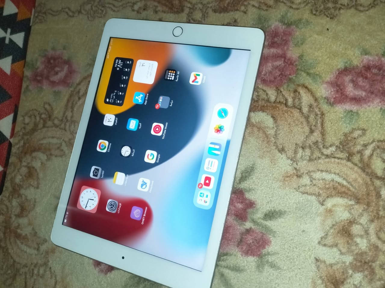 السلام عليكم شباب، عندي آيباد 6 (iPad 6th Gen) نظيف كلش وأخو الجديد، رايد أبيعه وبكل صراحة هاي مواصفاته وتفاصيله بدون لف ودوران:
النسخة: أمريكية أصلية (LL/A).
الذاكرة: 32 جيجا.
النظافة: الجهاز الخارجي والشاشة نظافة 100%، ما بيه أي شخط أو كسر، وكلشي بيه أصلي (ما مفتوح ولا مصلح سابقاً).
الأداء: الجهاز طيارة بالدراسة، اليوتيوب، المنصات التعليمية، وتشغيل الألعاب مثل ببجي وغيرها.
الملاحظة الوحيدة إبراءً للذمة: الجهاز يشحن طبيعي 100% بس وهو "مطفى عدا هذا الجهاز لوز وما بيه أي نقص والبطارية تطول.
السلام عليكم شباب، عندي آيباد 6 (iPad 6th Gen) نظيف كلش


**إذا كنت صاحب هذا الإعلان وتريد حذفه لأي سبب، رجاءا أرسل رسالة إلى الدعم الفني**