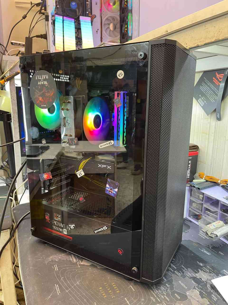 للبيع 🔵🔵

Ci7 9700k
Rx 6600 8gb xfx
Ram 16gb
M.2 128gb
Hdd 1tb
B365 msi
700w
Case 4fan
السعر 800 الف وبها مجال للشراي 
للاستفسار خاص او على الرقم ***********
