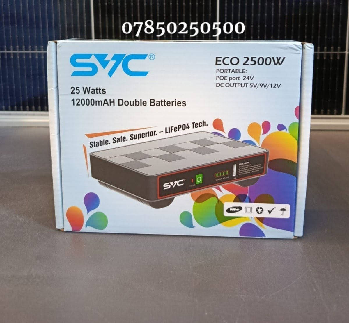 💥متوفر مجموعة من ups راوتر بأسعار مناسبة
🟥 Ups- SVC 20W
🟥 بسعر......20.000

 🟥 Ups- SVC 25W
🟥 بسعر.......22.000

🟥 Ups Netrix 36W
🟥 بسعر......... 28.000
➖➖➖➖➖➖➖➖
🟥 Ups 3-power 25W
🟥 بسعر......... 23.000

➖➖➖➖➖➖➖➖➖
🟥 Ups Q-power 25W
🟥 بسعر.........23.000
➖➖➖➖➖➖➖➖

#للأستفسار_عن_الاسعار الخاصة بالوكلاء واصحاب الشركات وباقي التفاصيل الفنية 
من خلال الواتساب 
***********
🔵‏تابع قناة مجموعة الياسري للتقنيات في واتساب: https://whatsapp.com/channel/0029VaHbevKL7UVbXLvmbQ14
🔵قناة التلكرام

https://t.me/alyasry117
