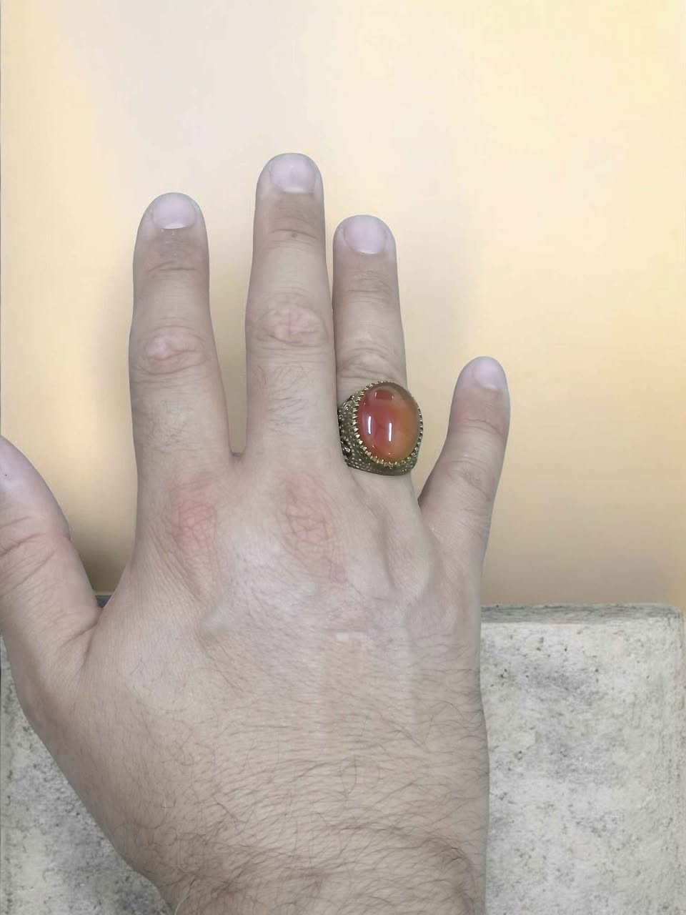 خاتم نحاس متوج بعقيق اليماني المشمشي الطبيعي قياس الخاتم ٢٤ قابل للتصغير والتكبير بغداد, العراق


**إذا كنت صاحب هذا الإعلان وتريد حذفه لأي سبب، رجاءا أرسل رسالة إلى الدعم الفني**