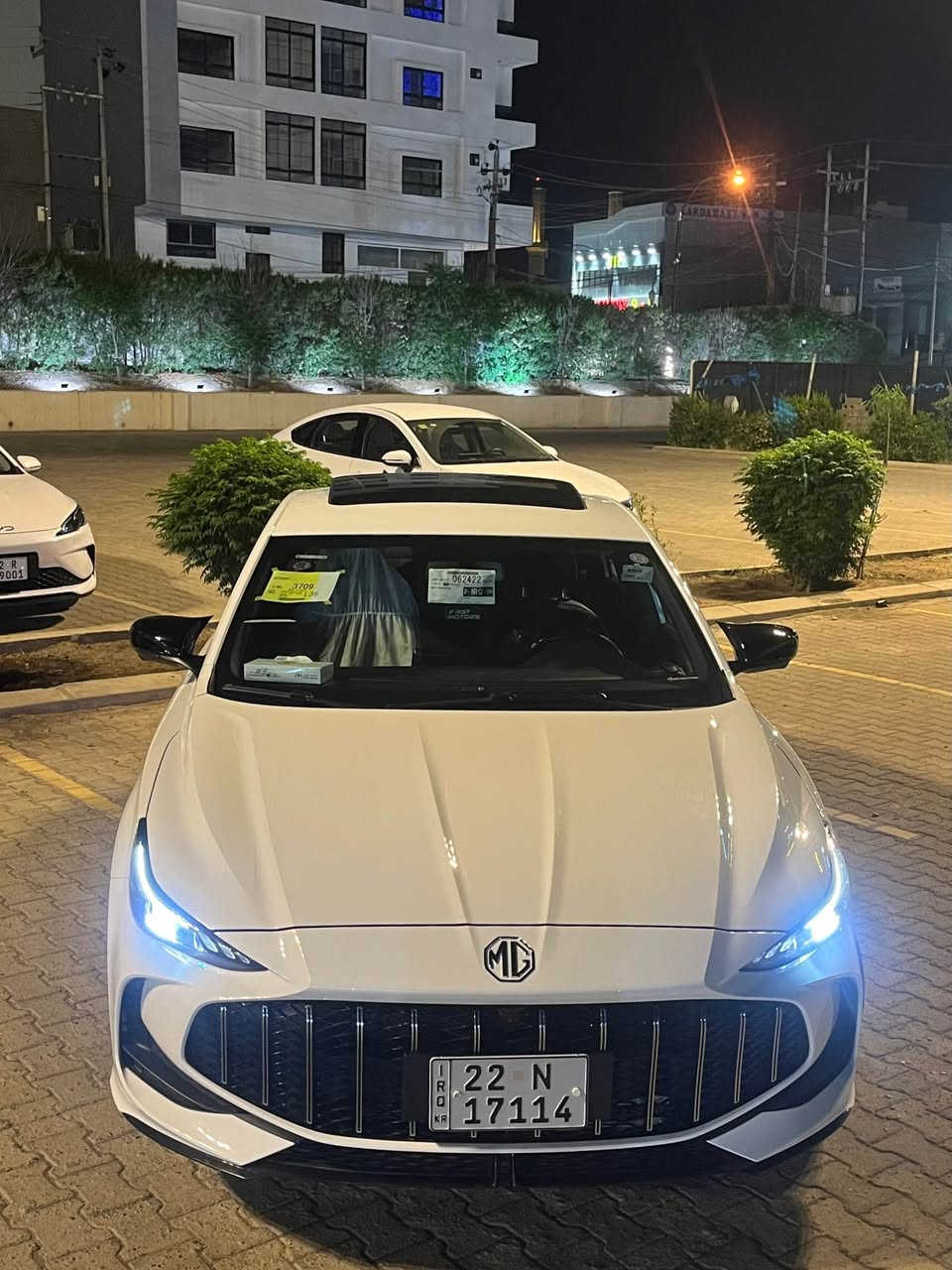 بسم الله الرحمن الرحيم 
                                           2025.     MG GT  ✅
فوول فوول شاشە ئەکتیف سلايد بەسمە 
ئۆتۆ هۆلد برێک بەسمە 5کامیرا 360دەرەجە✅
سەیارەکە:16,000
دوو بەسمە بیلادی 
بێ سبوخ بێ تحدیل بەشەرت
نرخ:-125
ژ.م:-*********** أربيل, العراق
