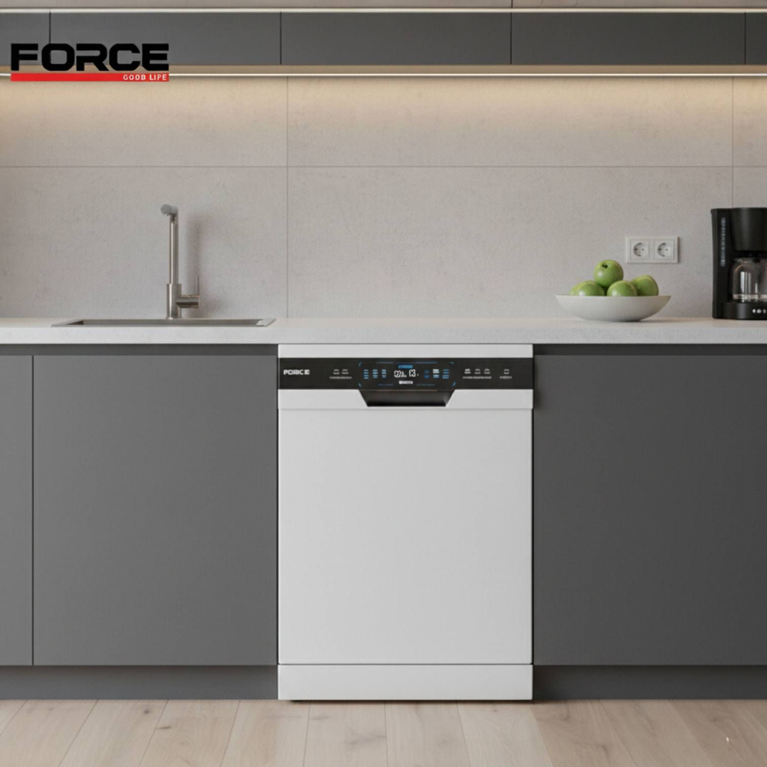 غسالة صحون FORCE 🫧
 ليست مجرد جهاز منزلي بل  لمسة من الرقي في  مطبخك ✨
•تصميم انسيابي يندمج بسلاسة مع الخزائن العصرية 
•لوحة تحكم ذكية واجهة رقمية متطورة بلمسة واحدة لإنجاز المهام 
•تعدد الألوان خيارات لونية تناسب ذوقك الخاص وتصميم منزلك
 •قوة تنظيف جبارة مع هدوء تام يحافظ على سكينة بيتك

اجعلي من وقت المطبخ تجربة ممتعة، واتركي عناء التنظيف علينا 🫧✨
اطلبها الآن عن طريق :
قسم المبيعات :***********
الموقع الإلكتروني : www.force-iraq.com
الموقع الإلكتروني للتقسيط :https://app.gini.iq/deeplink/asl_al-quwa
او من خلال احد وكلائنا الكرام في باقي المحافظات ✨🌹
