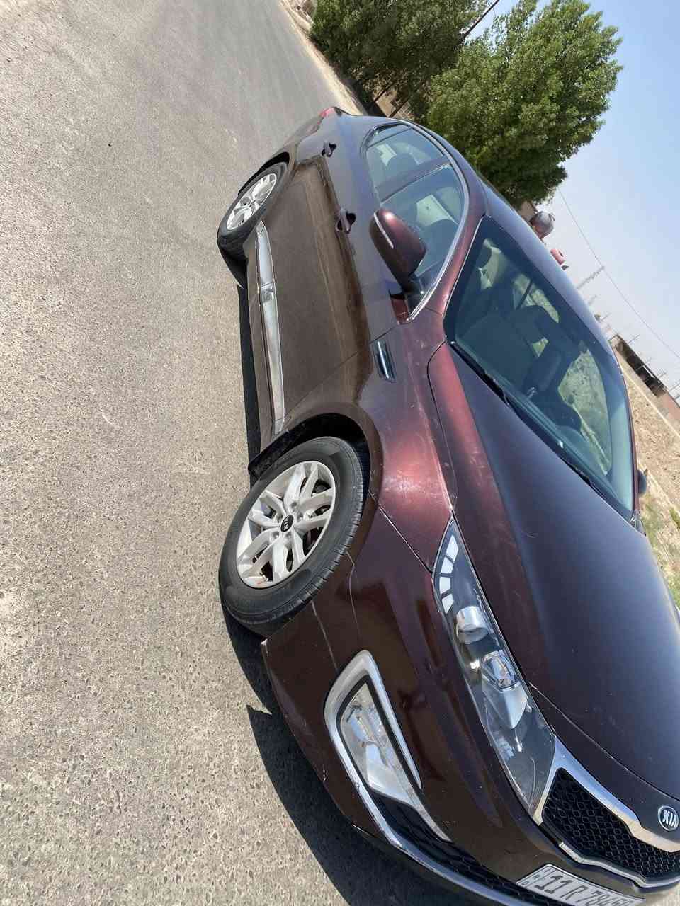 السلام عليكم
كيا اوبتيما وارد امريكي
موديل ٢٠١١
مكينة ٢٤٠٠ جديدة 
كير جديد
حدادية جديد
رقم بغداد الدولي بأسمي 
ما بيها اي ضربة فقط صبغ قطعتين بنيد وجاملغ خلفي ايسر
السعر ١٠٥ وبيها مجال شوية
للاستفسار ***********
