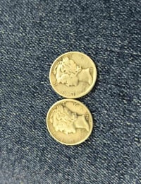 ١٠سنت امريكي • فضة٩٠٠ • وزن٢.٥غ