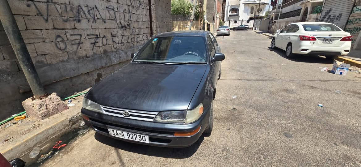 كورلا 92
محرك كير خير من الله 
التبريد بي ضعف شوية 
حدادية تخم تاير جدد
رقم نكليزي 
السنوية لل30
سعرها45
***********
