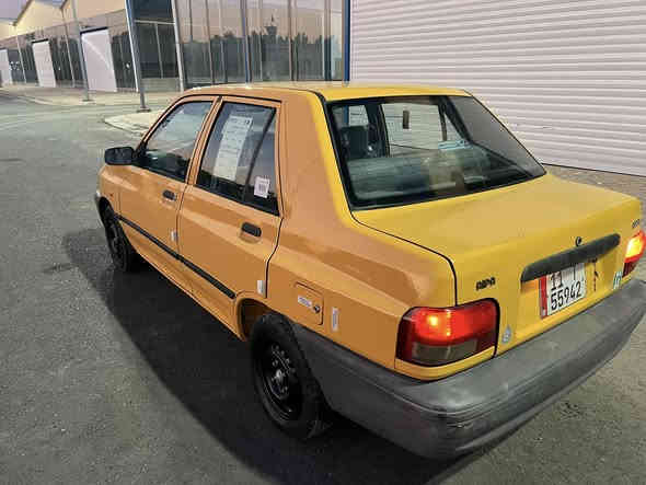 سلام عليكم سايبا مديل 2017 بيها ربع الجاملغ الخلفي صبغ الباقي مكفول رقم دولي مصفره كلشي تخم تاير جديد باتري جديد جاهزه من كلشي 
السعر ب 43 وبيها مجال مكاني بغداد 
رقمي ***********
