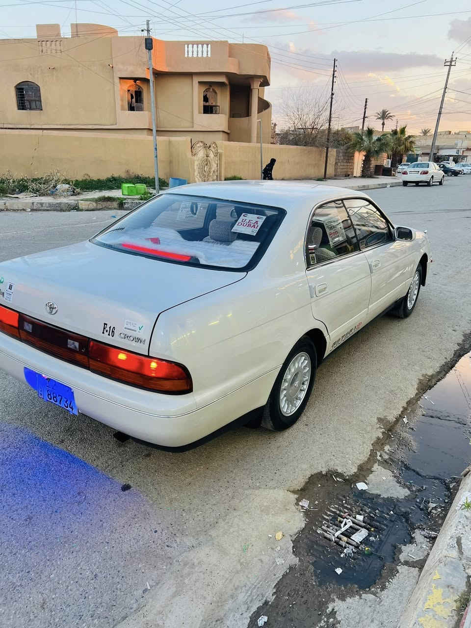 بطه موديل 92 رقم نينوى إنكليزي سنويه لل30 تحويل ثاني يوم كيرو محرك شرط مكفوله من الكص والضربه والصبغ عدا نص جاملغ امامي رش السياره جديده علا وضع الشركه تبريد ثلج سبلت شغال صدر جديد غرفته علا وضع الشركه مابيه نقص برغي السعر 62 وبيه مجال مكان السياره الشركاط الشراي يتصل *********** لموشراي لايتصل
