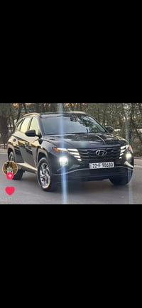 توسان للبيع   موديل 2022 نص فول  السياره حادثها خفيف قطعه صبغ وحده شبر...