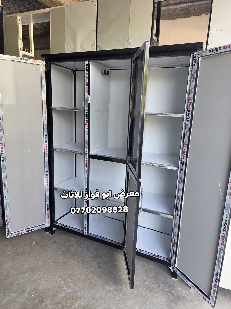 👈معرض ابو فواز للاثاث المنزلي الجمله والمفرد👉
كنتور انمنيوم شغل احطاطه 3 باب شغل درجه اولى 
الطول مترين و العرض 150سم العمق 50 سم بسعار مناسبه 

#ملاحضه_متوفر_جمله_لصحاب_المحلات 

العنوان تكريت شارع الزهور مقابل كليه تربيه البنات مجاور الناصر مول
*********** اتصال
***********اتصال
***********واتساب فقط
