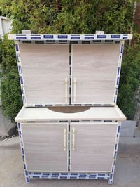 كاونتر قطعتين سنك وملحق مستخدم نضيف العنوان الشعب اكو خدمة توصيل بكروه...