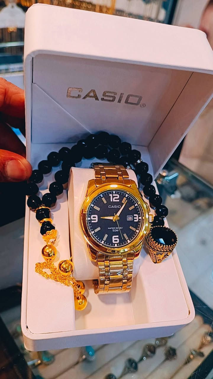 سيت ساعة رجالي CASIO 
مع العلبة casio بالإضافة الى سبحة وخاتم

#CASIO #ساعة_كاسيو


**إذا كنت صاحب هذا الإعلان وتريد حذفه لأي سبب، رجاءا أرسل رسالة إلى الدعم الفني**