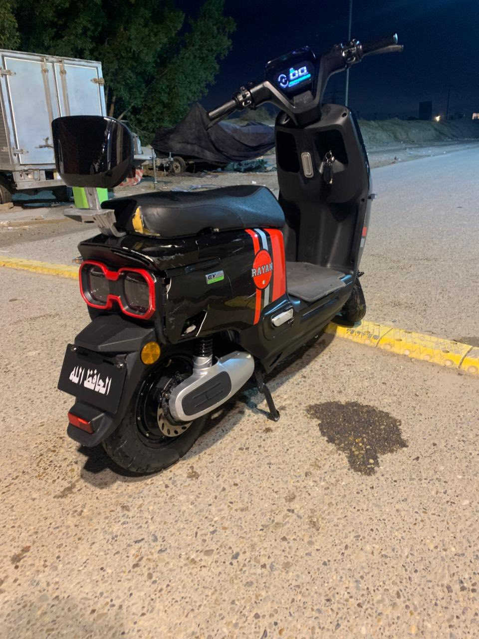 السلام عليكم دراجه شحن للبيع نوع الريان /السعر٦٥٠/المكان الفلوجه /رقم الهاتف/***********
