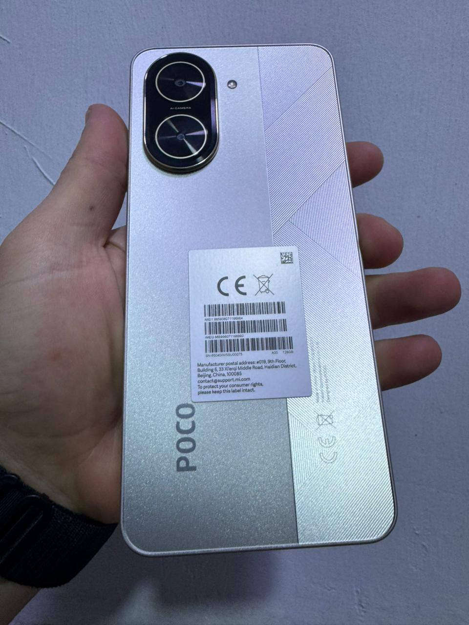 السلام عليكم… بيع نقد فقط
بوكو C71.  للبيع او مراوس 
الجهاز شرط مامفتوح مستخدم قليل جدا 
الذاكرة/128.   رام/4+2.   ملحقات كفر وشاحنه 
السعر/125 قفل قفل سعر جدا مناسب
***********
