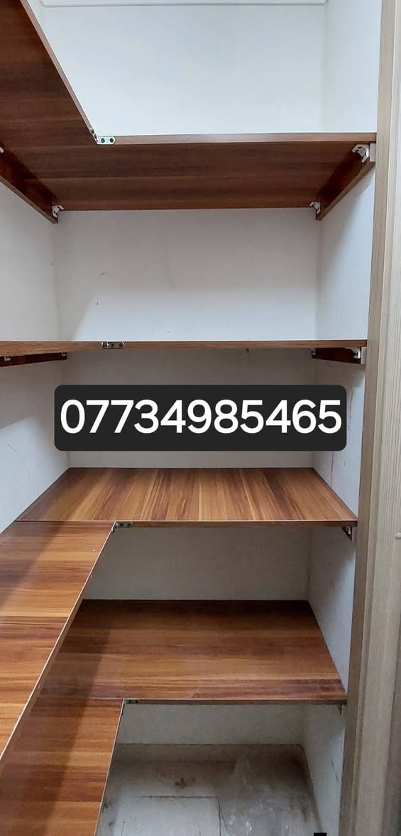 تم تنصيب رفوف المخزن شرقي وغربي ثابت حسب الطلب  لجميع مساحات الشقق للطلب والاستفسار  يرجى الاتصال على الرقم او المراسلة على الخاص *********** واتساب
