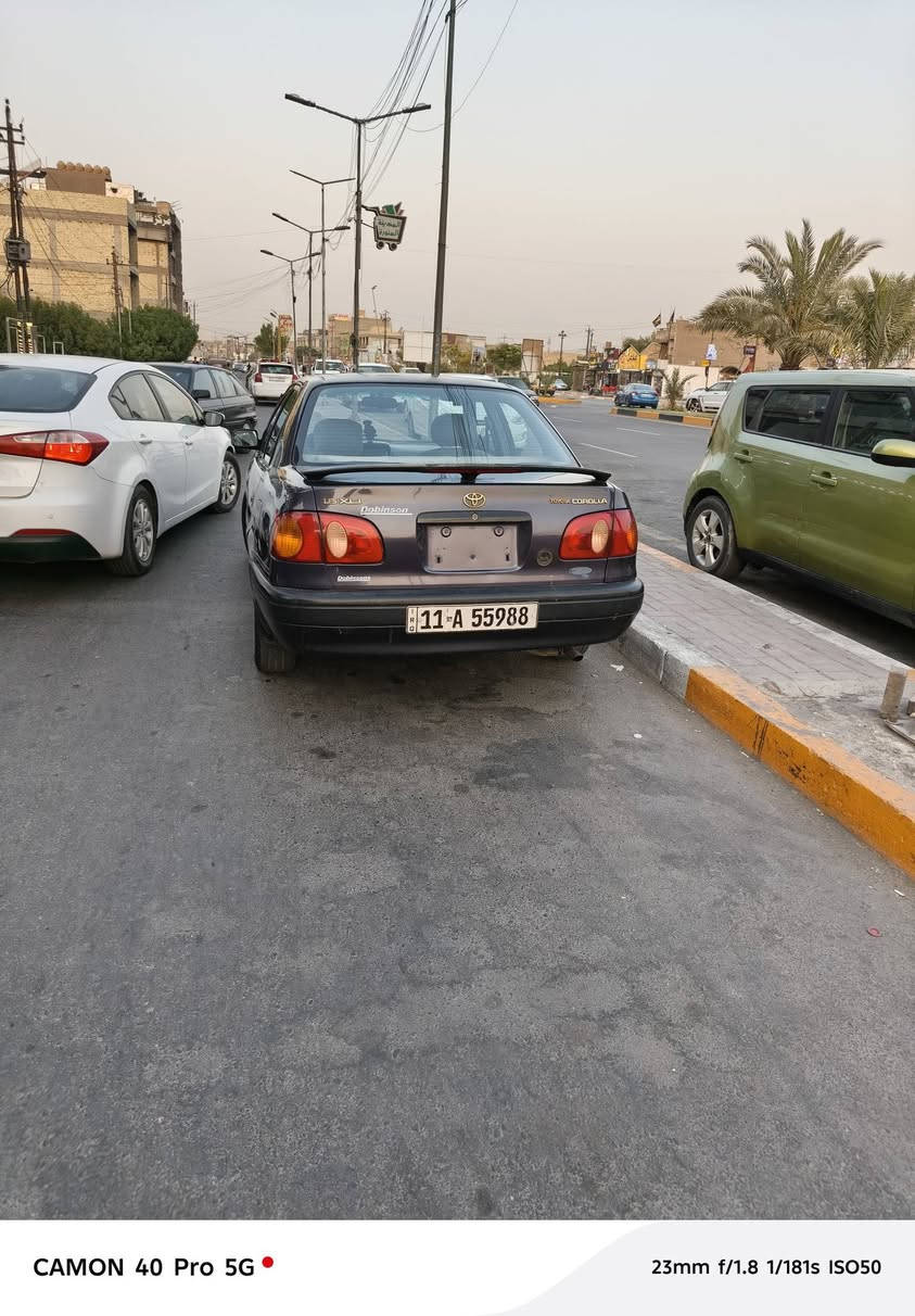 كورله مديل1999 كمله من حداديه تبريد
اسعر62وبيه مجال حك الجيه 
***********
