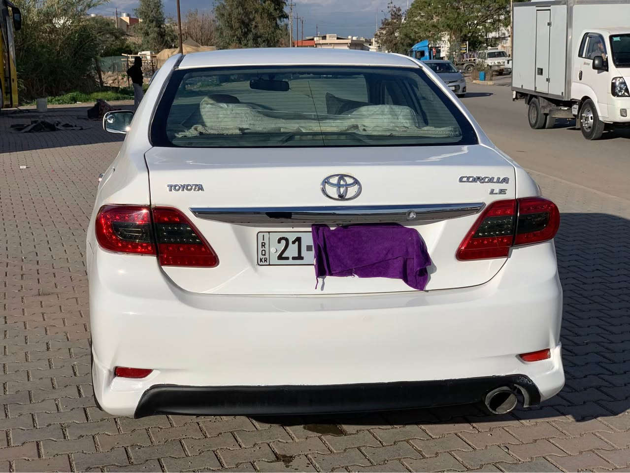 سلام عليك .تويتا كرولا موديل2013 خليجي رقم سليماني گير و محرك و تبريد كوله شرط اي نقص مابي  تحول شرط سنويه جديد لل 2030  هزه جديد  مكاني كركوك  سعر 87 بيه مجال
——————————————-
 سلام عليك كرولا ٢٠١٣ خليجي رقم سليماني گيرو مه كينه و تبريد كيشه نيه  سه نه وي تازه يه تا2030   شوين كركوك  سعري 87  مه جال 
***********
*********** شمشمل, السليمانية
