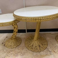 سيت طبلات  ٣ قطع  ( ٢ وسط ١كبير) نضيفات   الواجهه مرمر للاستفسار على ا...