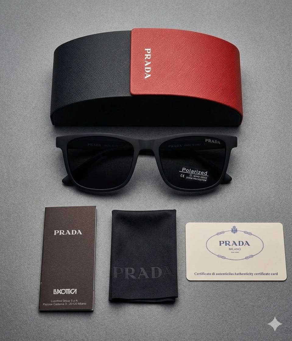 🕶️ نظارة براند ماركة ( PRADA )الإيطالية 🕶️

الكشخة والأناقة وحماية العين تكتمل مع نظارة فاخرة من برادا. اخترنا هذا الموديل بعناية لأنه يتميز بتصميمه الكلاسيكي العصري الذي يناسب مختلف أشكال الوجوه، كما يمكن ارتداؤه مع الإطلالات الرسمية والكاجوال والسبورت في الوقت نفسه.

✨ المميزات:

✅ عدسات Polarizedفلتر متطور لتقليل الانعكاسات والتوهج، يمنحك رؤية نقيه أكثر وضوحاً وراحة أثناء القيادة والتنقل تحت أشعة الشمس.

✅ حماية UV400توفر حماية كاملة من الأشعة فوق البنفسجية الضارة، وتساعد على تقليل إجهاد العين والحد من أضرار أشعة الشمس على المدى الطويل، خصوصاً خلال فصل الصيف الحار والاشعه المتوهجه.

🎁 هدية مثالية لنفسك، لعينيك، ولأناقتك.🎁 كما أنها هدية رائعة لأعز شخص لديك.👩‍❤️‍👨

📦 محتويات العلبة:✔️ النظارة (مطابقة تماماً للصور)✔️ علبة البراند الخارجية✔️ الحافظة الأصلية الداخلية✔️ بطاقة وشهادة البراند✔️ منديل خاص لتنظيف العدسات

💰 السعر: 22,000 دينار فقط

🚚 التوصيل:• بغداد: 3,000 دينار• جميع المحافظات: 3,500 دينار

📲 للطلب ..واتساب ***********

الكمية محدودة، سارع بالحجز قبل نفادها

