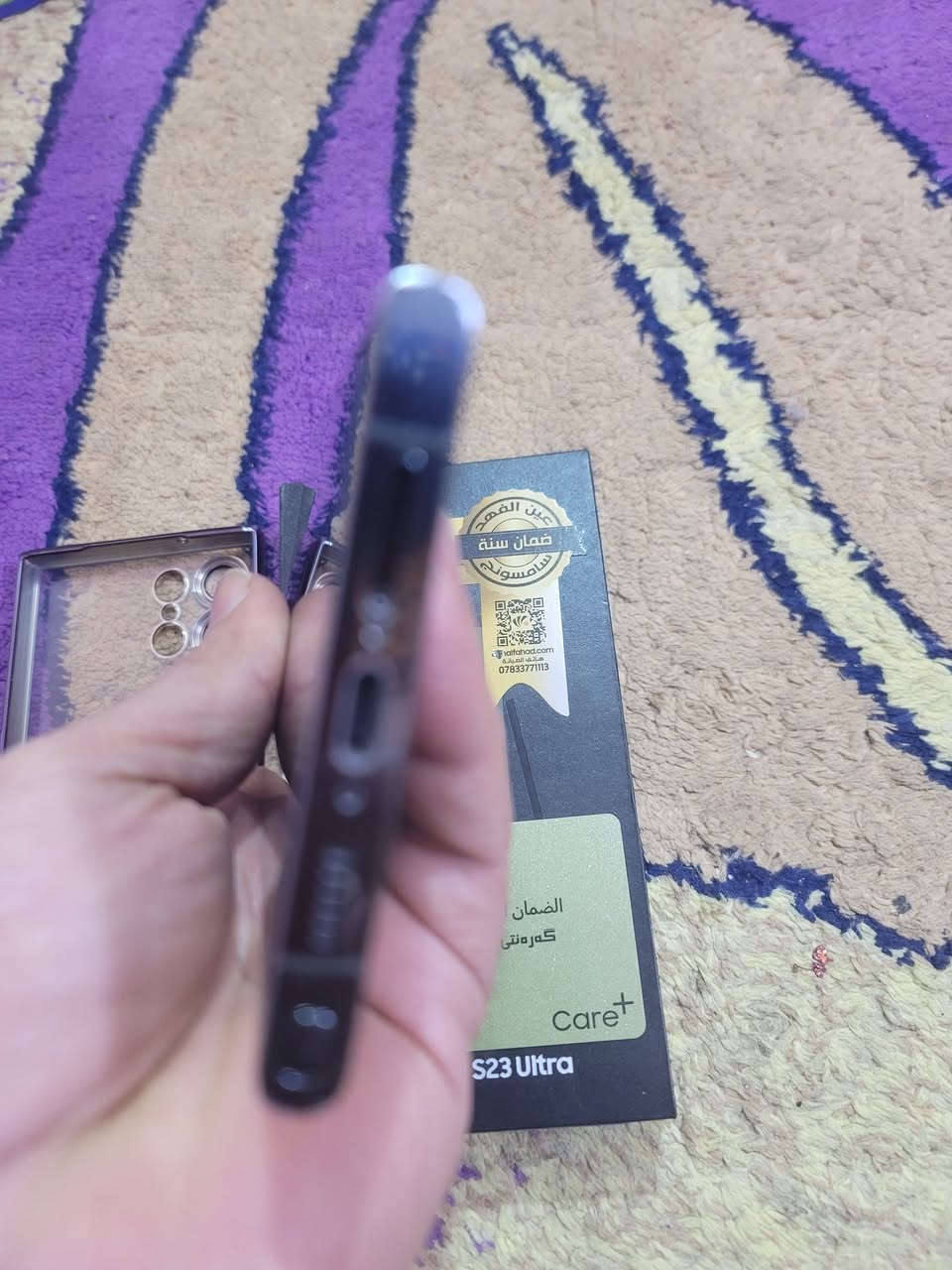 سلام عليكم أس ٢٣ الترة مبدل الضهر مالتة فقط الجهاز نضيف شخط ما بي الذاكرة ٢٥٦ المكان الحبيبية الرقم*********** قفل ٦٠٠
