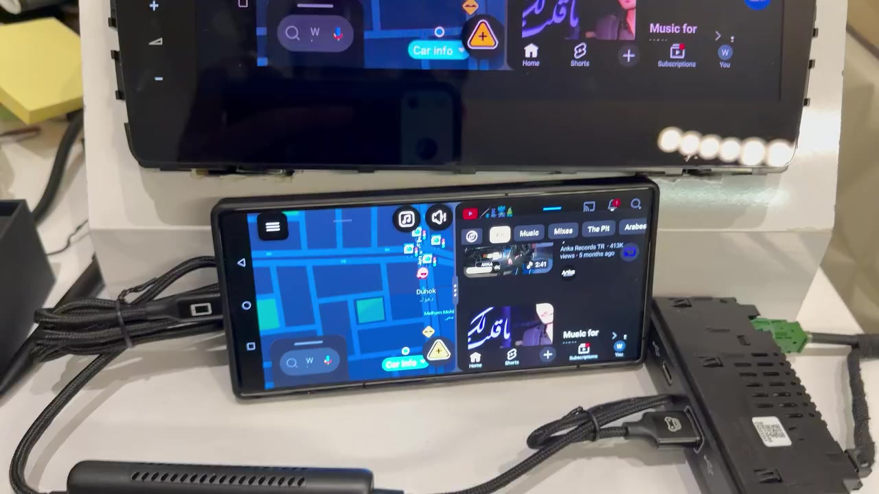 السلام عليكم بس قطعه باقيه من  اوتوكاست  3 في  1
-انعكاس شاشه للايفون 
-انعكاس شاشه للاندرويد 
-كاربلاي للايفون
يشحن موبايل 27W 
و تكدر تتحكم بالموبايل عن طريق شاشه سيارة و يشتغل للسيارات يلي بها نظام ابل كاربلاي و للسيارات وارد صيني مثل كورلا و كورلا كروز
سعر القطعه 75 الف مع توصيل


**إذا كنت صاحب هذا الإعلان وتريد حذفه لأي سبب، رجاءا أرسل رسالة إلى الدعم الفني**