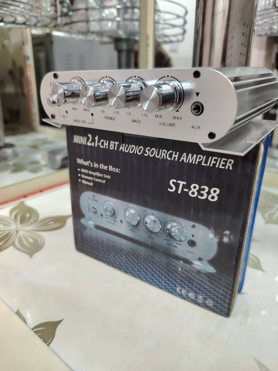 جهاز صوتي بهذا الشكل
جديد غير مستخدم


**إذا كنت صاحب هذا الإعلان وتريد حذفه لأي سبب، رجاءا أرسل رسالة إلى الدعم الفني**