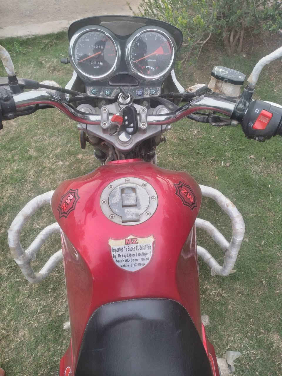 اسلام عليكم
للبيع موطور سنكي مديل 2016 محرك 150mz 
اوراق كامله اصوليه كهربائيات كلها شقاله تايرات جدد  دبلات جدد موطور حيل جديد برقي ماناقصه
السعر 750 وبي مجال 

***********
