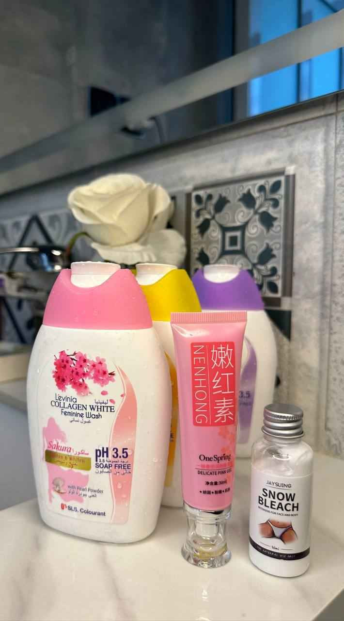 🌸عرض المناطق الحساسة🌸عرض تقشير وترطيب وتبيض وتوريد وتعطير المناطق الحساسة يتكون من غسول +ومورد+كريم مبيض 💯
🌸غسول من براند ليفينيا 
النسائي بالكولاجين وعطر الورد للمناطق الحساسة🌸
🌸غسول ليفينيا يجنن بعطر الورود والكولاجين باجمل عطور ينظف ويعقم ويعطر  ويبيض المناطق الحساسة ويقتل البكتريا  🌸

🌸مبيض ومورد ومعالج شفايف وخدود والحلمات  والمناطق حساسة One Spring الكوري 🇰🇷
مورد ومبيض خدود وشفاه وحلمات ومناطق حساسة سحري ... ملمس حريري لاشراقة يومية
مورد سحري لأنه يصبح أكثر أحمرارآ مع كل وقت يمر 👄
يعطي ترطيب ونعومه وسهل توزيع وخفيف علي البشره🌸

🌸كريم Snow Bleach المُبيض للمناطق الحساسة 
🌸 يُستخدم للتبيض الفعال لمناطق الجسم المُختلفه، الذراعين، تحت الأبط، الرُكب ، الساقين، منطقة البكيني... مفعوله يظهر خلال 7 أيام من الأستعمال المُنتظم.
🌸الكريم مصنوع من مواد طبيعية أمنة غير مُهيج للبشرة، مُناسب للبشرة الجافة والدهنية والمُختلطة.
ملاحضة الغسول قطعة و
🚘يوجد خدمة توصيل لجميع محافظات العراق ٤ الاف🚘 الرمادي, الأنبار


**إذا كنت صاحب هذا الإعلان وتريد حذفه لأي سبب، رجاءا أرسل رسالة إلى الدعم الفني**