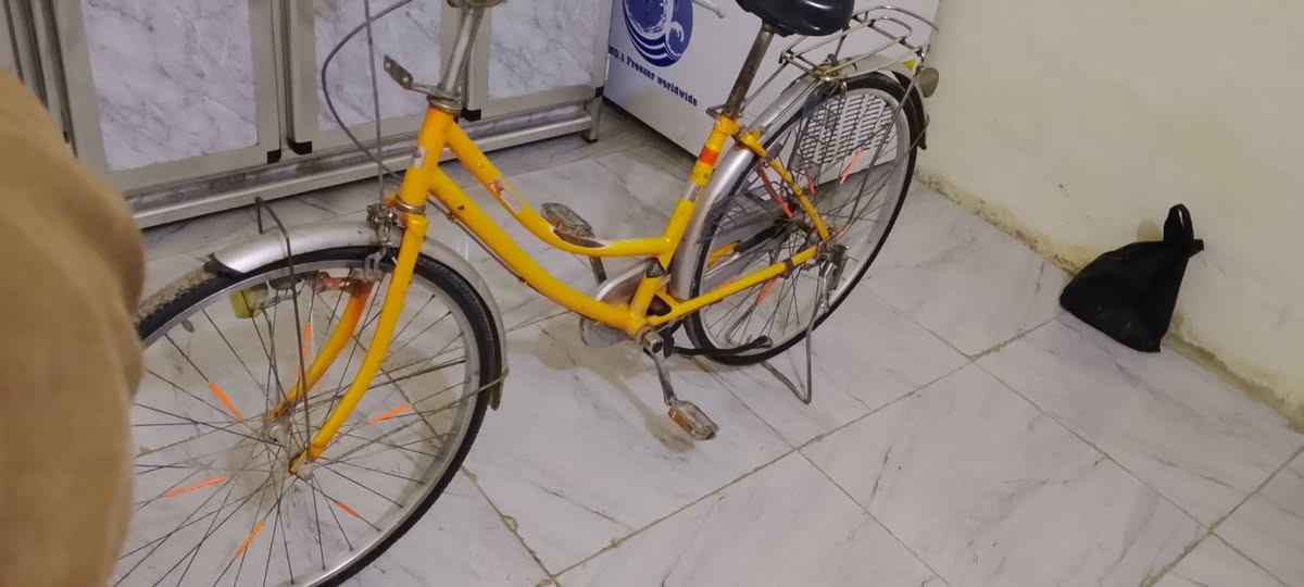 سلام عليكم باسكل للبيع كلش نضيف حجم 26 سعر 90 بيه مجال رقم ***********
