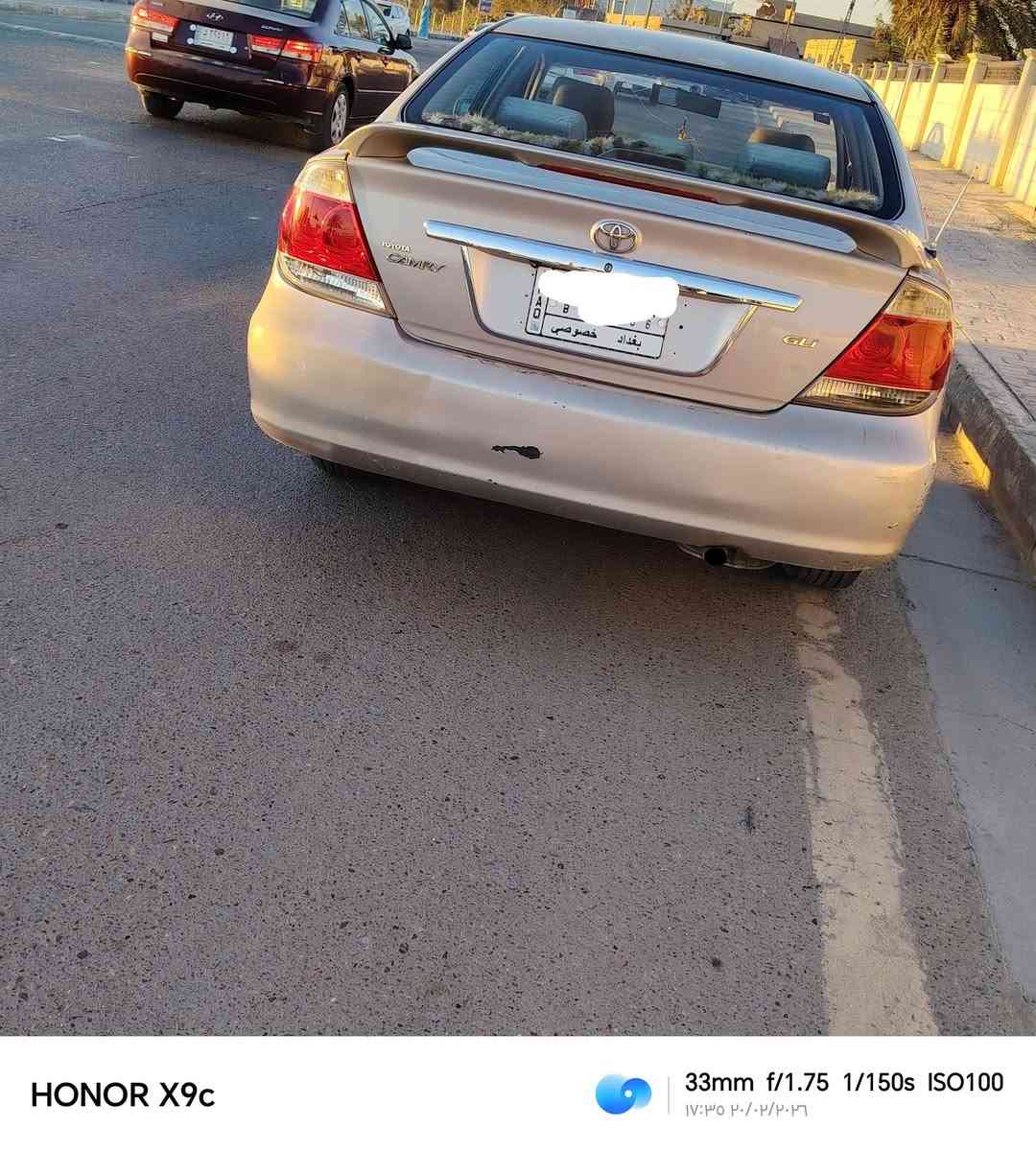 سلام عليكم ورحمة الله وبركاتة للبيع كامري الفين وستة فول فيه  GLI حجم المكينة ثنين ونصف   ضرر السيارة فقط جاملق خلفي فقط  مكان  السيارة فلوجة  لتواصل ***********
