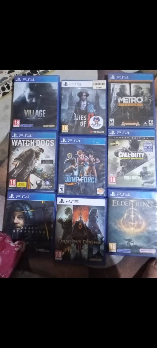 سلام عليكم يتوفر بلي٤ سلم نص تير لك ستيكر قابل التهكير  ومجموعة اقراص كل قرص وسعره مكاني بغداد ومن الله توفيق❤️❤️❤️


**إذا كنت صاحب هذا الإعلان وتريد حذفه لأي سبب، رجاءا أرسل رسالة إلى الدعم الفني**