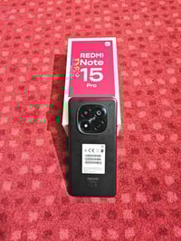 للبيع موبايل ريدمي 15برو 4G ذاكرة 256 رام 8+8 مع كارتون كاملة 07506321...