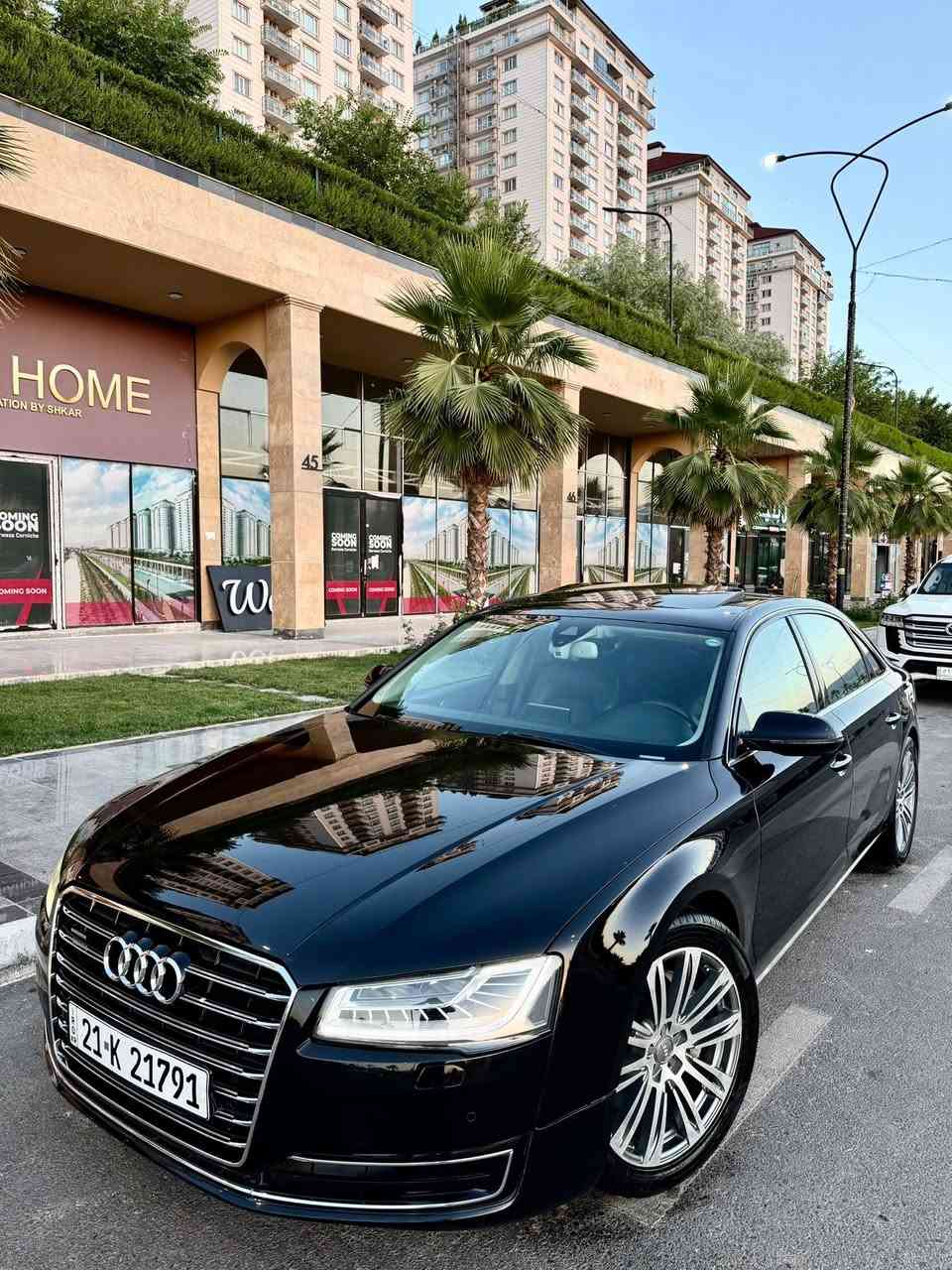 اودي A8 كواترو .لارج
موديل ٢٠١٦ quatro
لون اسود ملكي
٦ سلندر 
فول فول مواصفات 
سلايد
باب شفط
٥ بردات
بصمة
شاشات
اوتو ستوب
بريك بصمة
گيج ٣٠٠  كيلومتر
داخل ليد بلادي بالسقف
كشنات جلد تبريد وتدفئة
كشنات خزن
رادار
لايت ليد و عدسات
بعد بي هواي مواصفات
سيارة بدون حادث بي ٤ قطعة بس بخ بدون حادث
صبخ اوروبا بدون معجون بس رش
گير محرك صدر كل علي وضع شركة
سنوية هزة كلة جديد
سعر ١٤٨ $
مكان سليمانية
***********
***********
