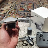 dji mini 4k single مستخدم ١٥ دقيقة فقط صار يومين اكتيف سينكل كل غراضها...
