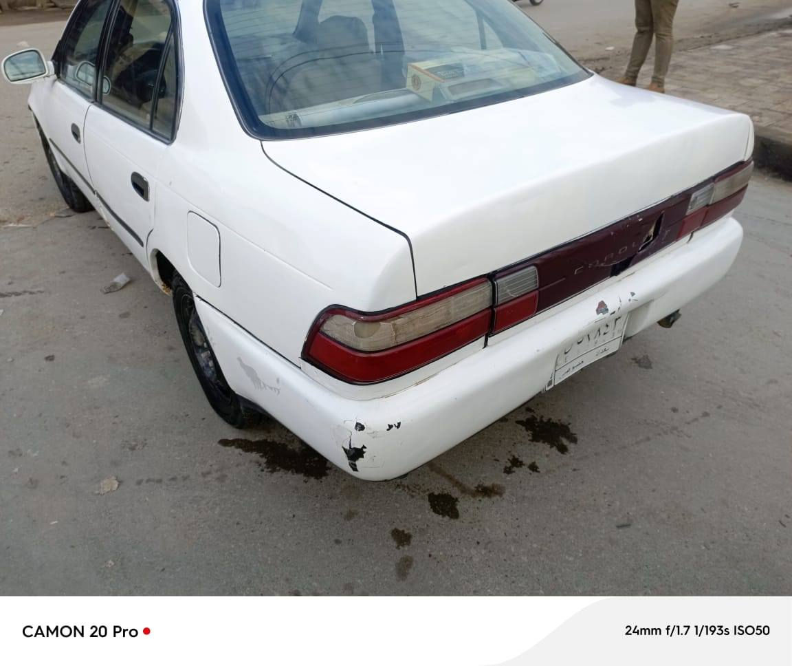 السلام عليكم 
للبيع كورلا موديل 1994 
رقم بغداد  السياره كفاله من الضربه فقط رش للجماليه 
السعر 48 وبيها مجال جداً بسيط 
مكان / الناصريه 
 للأستفسار  ***********
