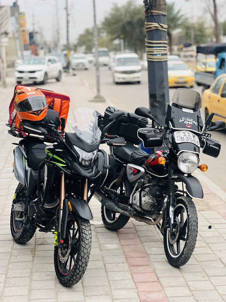 السلام عليكم
دراجة ادفنجر موديل ٢٠٢٦ 
ماشية ١٠الف 
للبيع نقص فقط جامة و مرايات 
السعر ٣ و ٢٠٠ 
مكاني بغداد 
الرقم ***********
