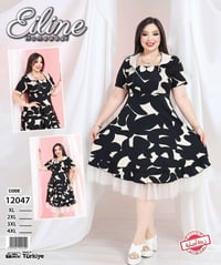 قصيرة زبدة كلوش تركي ماركة ايلين 10 موديل  واضح بل الصور مع قياس  السع...