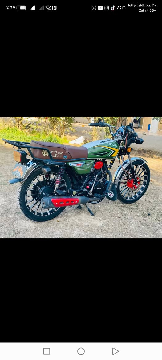 للبيع دراجة سونك سفانة الموديل ٢٠٢٥ مكفولة كفالة عامة أوراق بغداد محرك ٢٠٠ المكان واسط عزيزية الاستفسار *********** رجاء رجاء الموشراي لا يعلق
