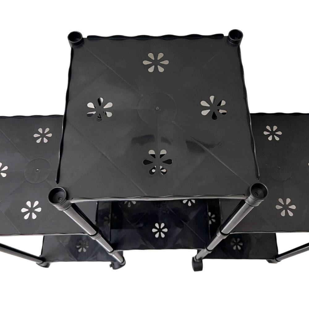 🌿✨ خلّي نباتاتك مرتبة وجميلة!

رف زهور عملي متعدد الطبقات مع عجلات للحركة بسهولة 🌸
تصميم متين يقلل تجمع الماء 🌟
٦ أرفف و٨ عجلات لكل نباتاتك 🌱

مرتب وجميل بدون تعب! 💪
سعر 25،000 وتوصيل جميع أنحاء العراق