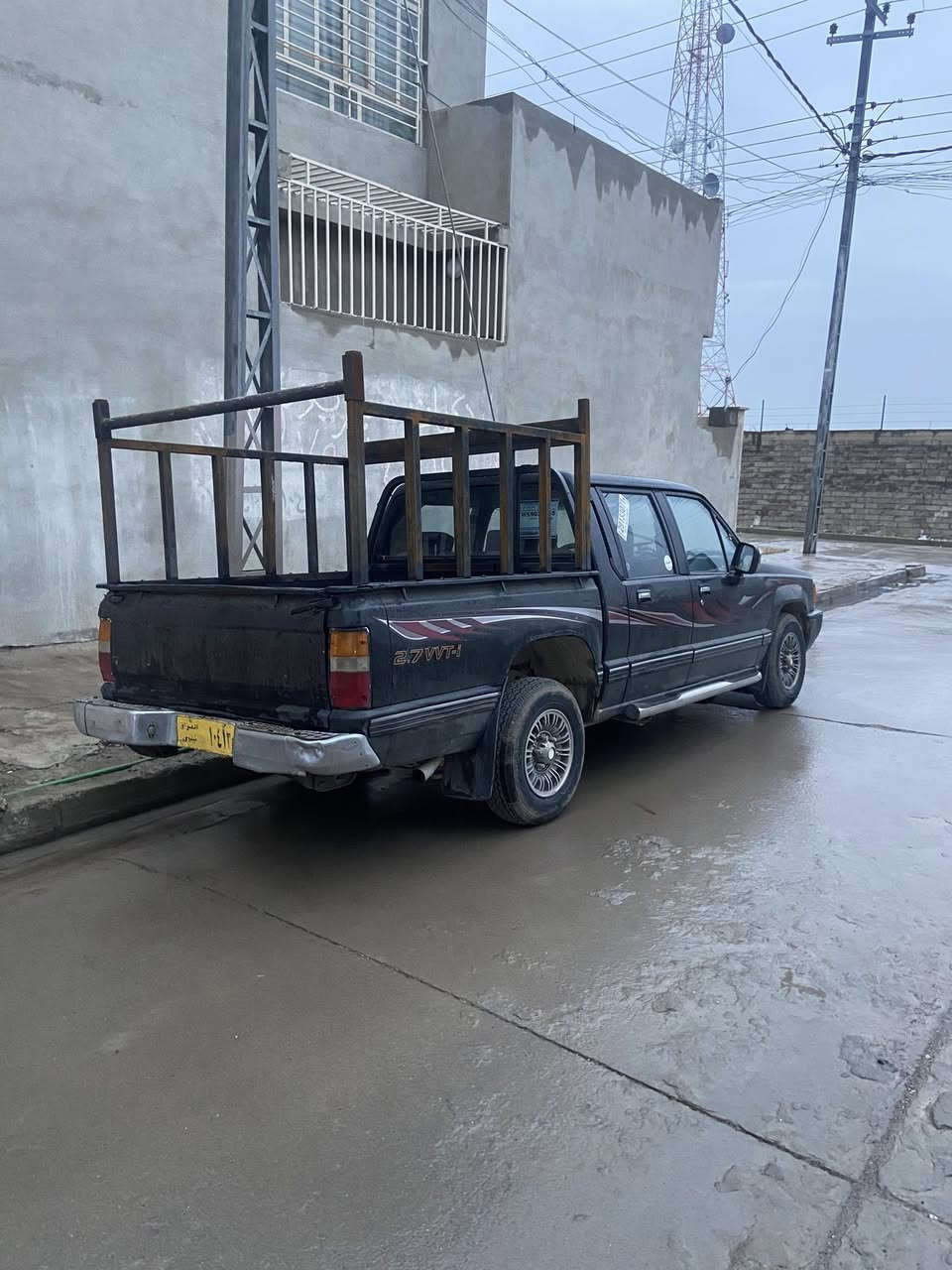 بيكام ميتسوبيشي دبل
محرك مال كصة ما مفتوح
حجم المحرك 2700 
تخم تاير جديد
مطوزة جمالية 
وايرمنية شرط من الدعامية للدعامية
تستلم رقم انكليزي جديد هزة جديدة

سعر47 وبيها مجال للشراي

رقم الهاتف
***********
واتساب نفس الرقم
