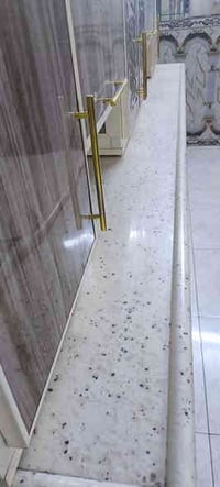 كاونتر ٣م • سنك ١٫٥م • سطح مرمر