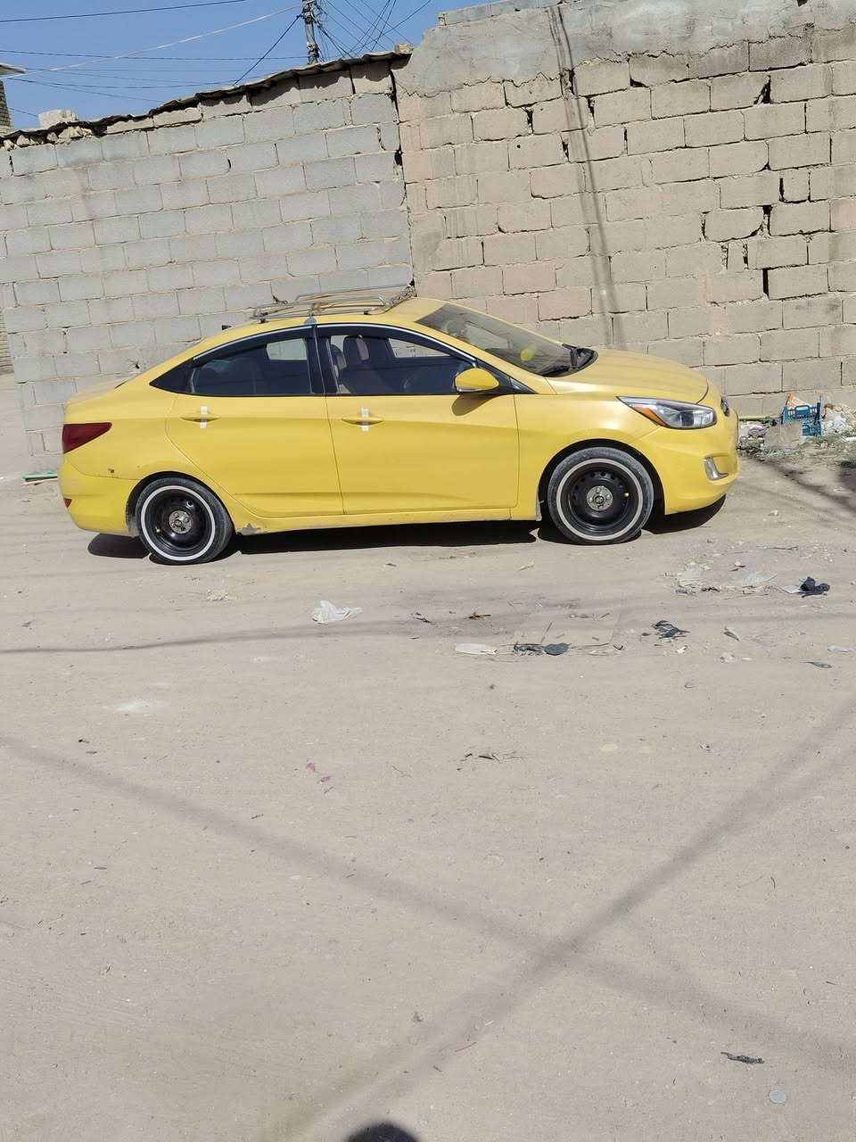 بيع مستعجل اكسنت موديل 15 جاهزه للعمل منقصه غاز فقط السيارة بأسمي السعر 65 وبيهه مجال *********** مكان كربلاء
