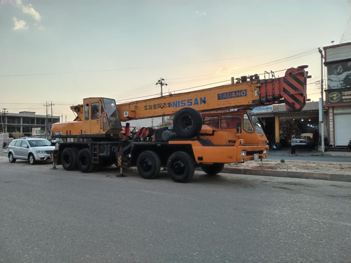 سلام عليكم 
للبيع كرين تادانو 45 طن ، 4سلايتات ،
رقم بابل جديد ، شرط لاكسر لافطر بالسلايتات (مكفول كفالة عامة) العنوان كركوك،للأستفسار أكثر أتصال عالرقم 
***********
***********
