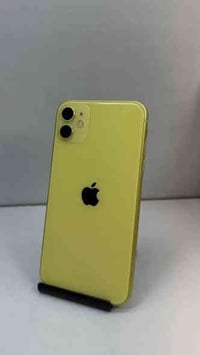 ايفون 11 عادي اللون ليموني🍋 ذاكره ١٢٨ (فيس ايدي ) *واكف رايده ب٢٥٠ وبي...