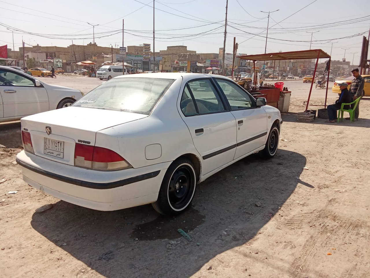 سلام عليكم سمند البيع الموديل 2011سياره جاهزه وحلوه بيه صبغ جماغ امامي العنوان دوانيه السعر 36 وبيه مجال مطلوبه غرامه 100 وره المشتري الرقم ***********
