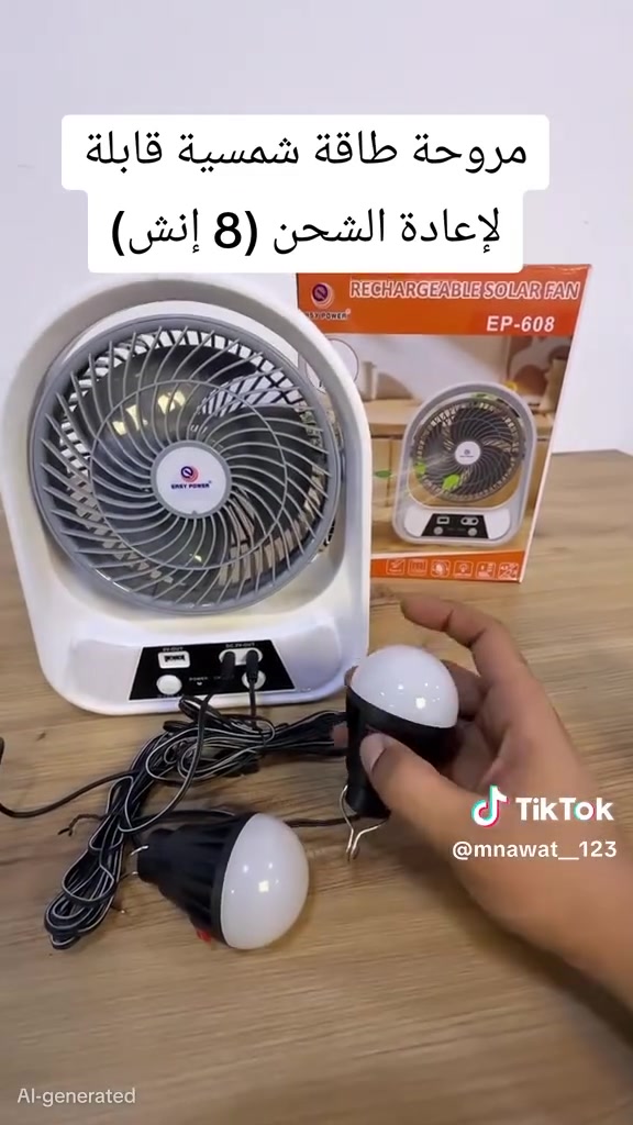 مروحة طاقة شمسية 
الكمية محدودة جداً
السعر خاص او تكتب تم بالتعليقات و اراسلك


**إذا كنت صاحب هذا الإعلان وتريد حذفه لأي سبب، رجاءا أرسل رسالة إلى الدعم الفني**