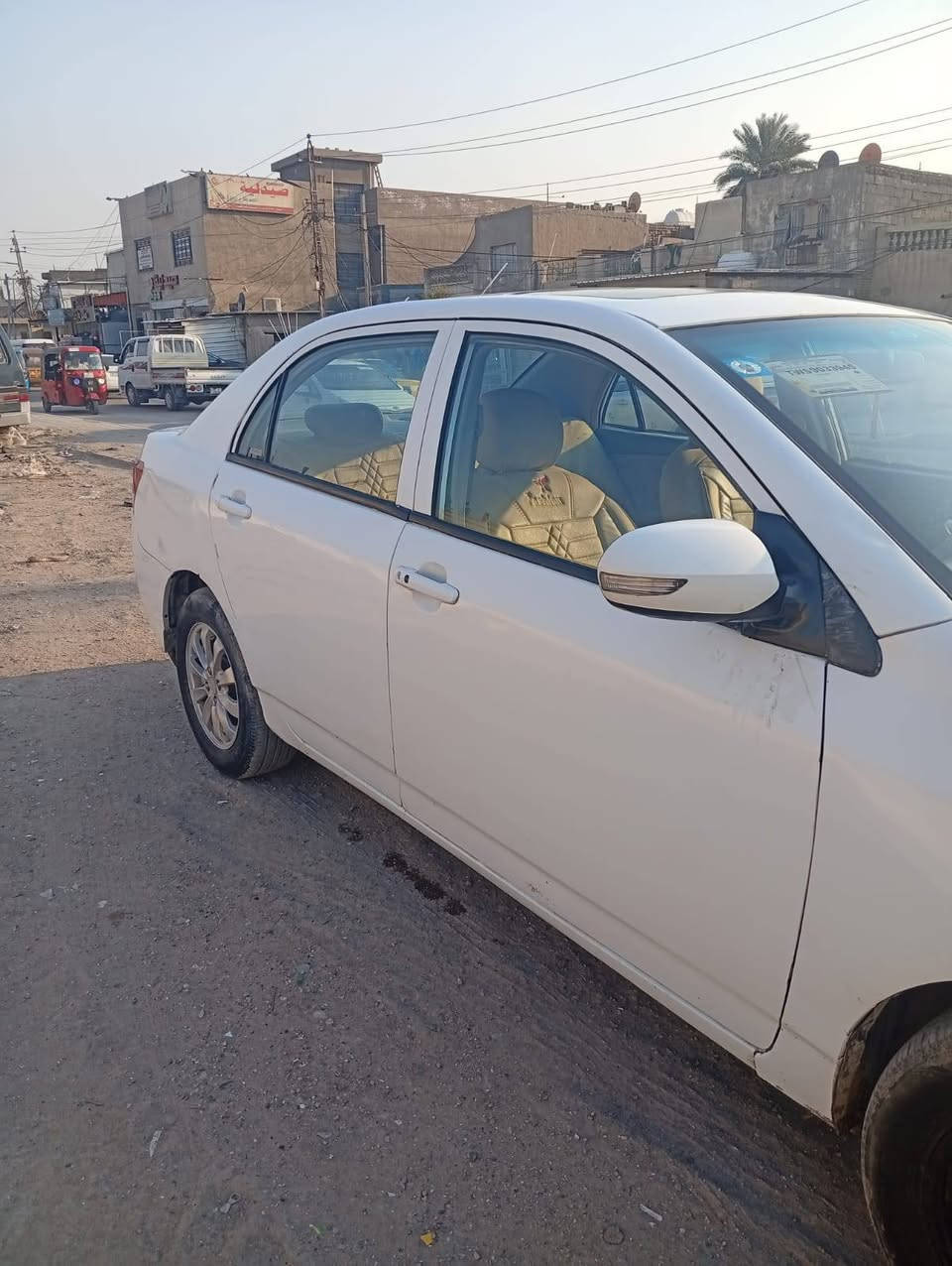 السلام عليكم 
بي واي دي G3 
موديل 2013 باسمي 
محرك كورلا رقم بغداد 
العنوان بغداد /الزعفرانيه 
كير عادي 
السعر 58 
***********
