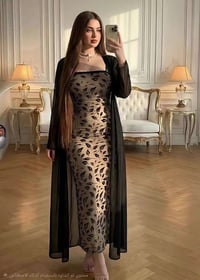 فستان • شيفون مبطن • فري سايز