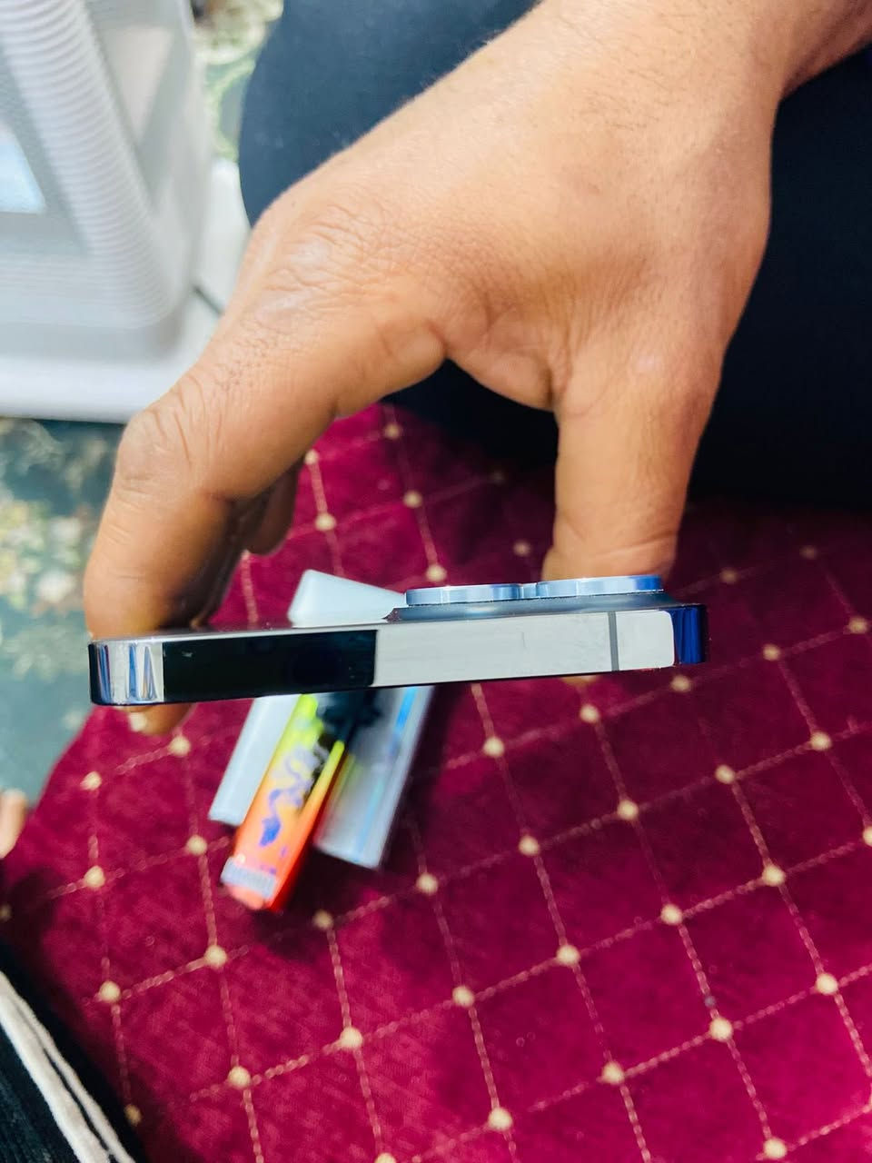 السلام عليكم 13برو ماكس نضافه فول بطاريه 94كارتونهً+شاحنه  مراوس بجهاز اس23الترا وذا 24ونطي فرق عادي مكاني ناصريه مدينة الصدر 
***********
