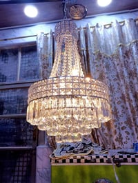 ثرية كرستال • قطر ٤٠سم • طول ٧٠سم